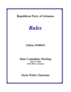 State Bylaws - Republican Party of Benton County