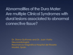 Abnormalities of the Dura Mater: are multiple Clinical