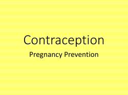 Pregnancy Prevention - Buncombe County Schools