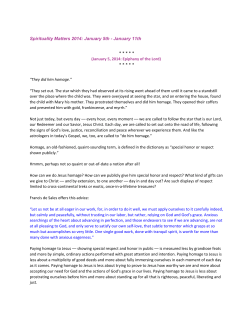 January - December - Oblates of St. Francis de Sales