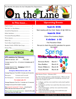 March 2016 On the Line