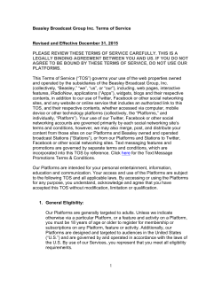 Terms of Service - Beasley Media Group, Inc.
