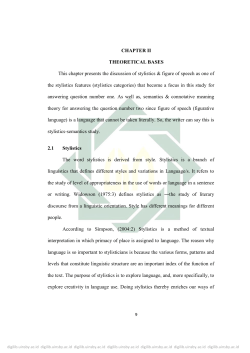 CHAPTER II THEORETICAL BASES This chapter presents