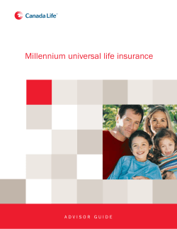 Millennium universal life insurance