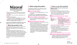 3 How to use this product 2 Before using this product 1 What the