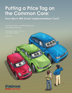 Putting a Price Tag on the Common Core