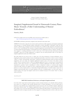 Imagined, Supplemental Sound in Nineteenth