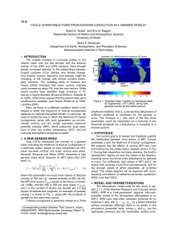 1C.8 COULD HURRICANES FORM FROM RANDOM