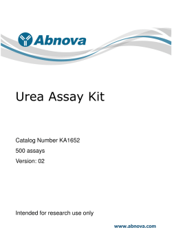 Urea Assay Kit - Novus Biologicals