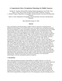 A Comprehensive Heavy Precipitation Climatology for Middle