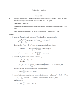 Problem set 4 solution