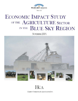 Economic Impact Study of the Agriculture Sector in the
