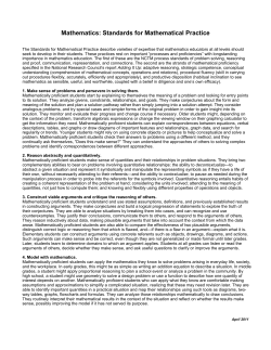 Alignment of Common Core Math Standards with 2008 Core