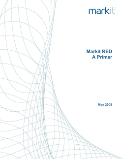 Markit RED A Primer