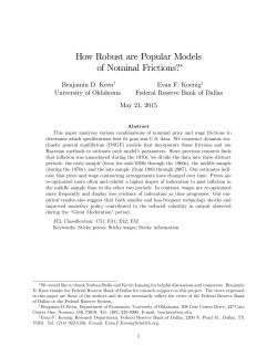 How Robust are Popular Models of Nominal Frictions?