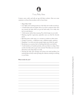 Fussy Baby Ideas - La Leche League Canada