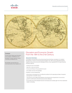 Education and Economic Growth