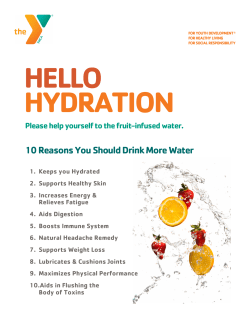 10 Reasons You Should Drink More Water