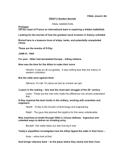 FINAL (march 30) DDAY`s Sunken Secrets FINAL NARRATION