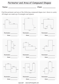 Perimeter and Area of Compound Shapes