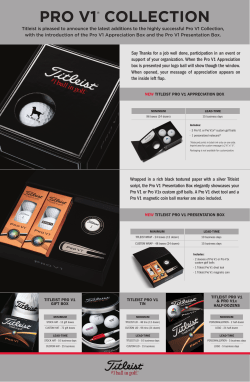 pro v1&reg; collection