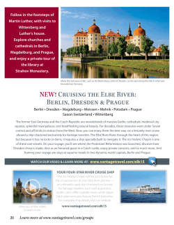 Cruising the Elbe River - Vantage Deluxe World Travel