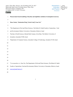 Measurement-based modeling of daytime and nighttime oxidation of