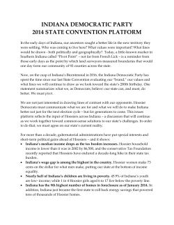 indiana democratic party 2014 state convention platform
