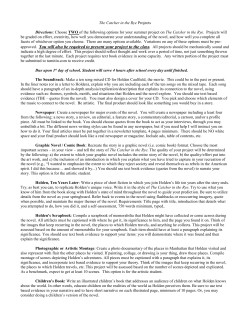 The Catcher in the Rye Projects