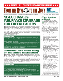 From the Gym to the Jury - California State University