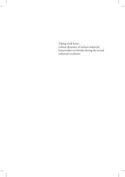Taking work home: Labour dynamics of women industrial