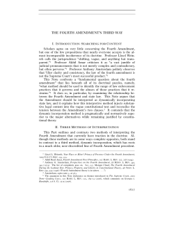 the fourth amendment`s third way