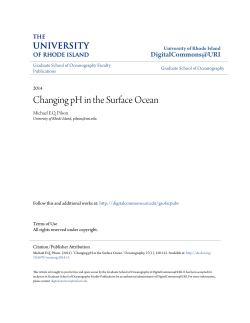 Changing pH in the Surface Ocean