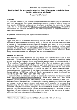 Leaf by Leaf: An improved method of describing apple scab