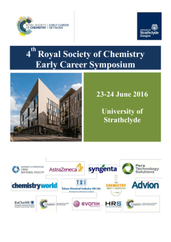 File - Royal Society of Chemistry Early Careers Symposium
