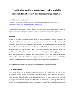 An ultra low cost heat source from readily available materials for