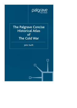 The Palgrave Concise Historical Atlas of The Cold War