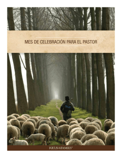 mes de celebraci&oacute;n para el pastor