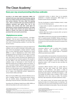 Know your way around preventing infectious outbreaks