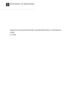 Image Acts and Visual Communities: Everyday Nationalism in