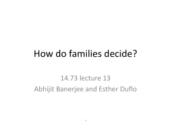 How do families decide?