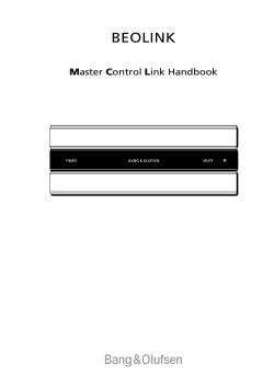 Master Control Link Handbook