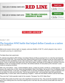 The forgotten WWI battle that helped define Canada as a nation