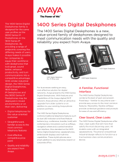 1400 Series Digital Deskphones
