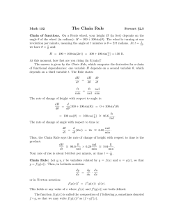 The Chain Rule