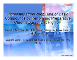 Increasing Production Rate of Basic Compounds by