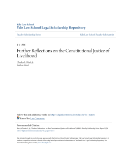 Further Reflections on the Constitutional Justice of Livelihood