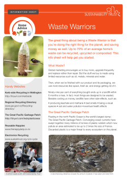 Waste Warriors - Sustainability Trust
