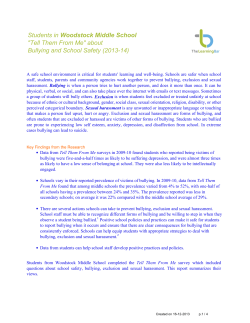 Students in Woodstock Middle School