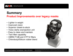 Summary Product Improvements over legacy masks